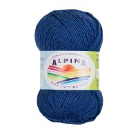 Пряжа ALPINA "SLAVIC"   70\% вискоза, 30\% шерсть   10 шт. х  50 г  140 м ± 7 м  СК/Распродажа №09 синий