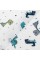 Ткань "PEPPY"   Ткань муслиновая   ФАСОВКА   EMBRACE   100\% хлопок   100 х  125 см  Shannon Fabrics empotosaurus cobalt