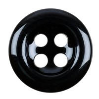 Пуговица рубашечная/блузочная "Gamma"   XPB 0012   14 " ( 9 мм)  36 шт  № А008 черный