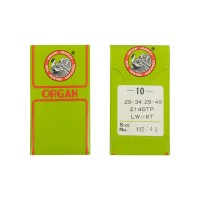 Иглы для пром. шв. машин "ORGAN"   LW x 6T   10 шт.  СК/Распродажа №110
