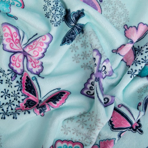 "PEPPY"   Плюш   SS RAINBOW MAGIC CUDDLE   ФАСОВКА  ± 2 см  100 x 150 см  370 г/кв.м  100\% полиэстер BUTTERFLY WINGS NAVY