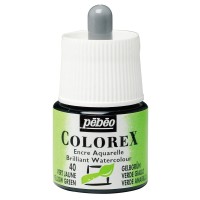 Краска акварель "PEBEO"   акварельные чернила Colorex   45 мл 341-040 желто-зеленый