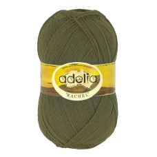 Пряжа ADELIA "RACHEL"   90\% шерсть, 10\% полиэстер   5 шт. х  100 г  400 м ± 15 м  СК/Распродажа №15 серо-зеленый