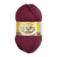 Пряжа ADELIA "LUCAS"   70\% шерсть, 30\% акрил   5 шт. х  100 г  218 м ± 10 м №09 гр.розовый