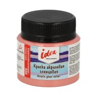 Краска акриловая "VISTA-ARTISTA"   idea   для декора глянцевая   IGA-50   50 мл 320 Кораллово-розовая (Coral rose)