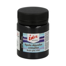 Краска акриловая "VISTA-ARTISTA"   idea   для декора глянцевая   IGA-50   50 мл  806 Черная (Black)