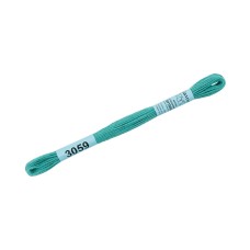 Нитки для вышивания "Gamma"    мулине  ( 0820-3070 )  100\% хлопок   24 x  8 м №3059 св.морская волна