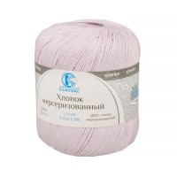 Пряжа Камтекс КТ "Хлопок мерсериз"   100\% хлопок   10 шт. х  50 г  200 м 072 лаванда