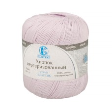 Пряжа Камтекс КТ "Хлопок мерсериз"   100\% хлопок   10 шт. х  50 г  200 м 072 лаванда