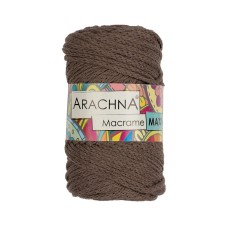 Пряжа ARACHNA "Macrame Maxi"   80\% хлопок, 20\% полиэстер   4 шт. х  250 г ± 10 г  80 м ± 3 м №26 св.коричневый