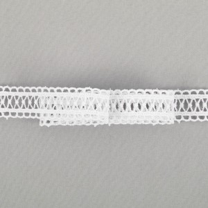 Гипюр "Gamma"   21 мм  GGM-2103   в рулоне   10 м ± 0.2   Турция GP001WH белый