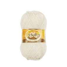 Пряжа ADELIA "JAKE CLASSIC"   75\% шерсть, 25\% нейлон   5 шт. х  100 г  410 м ± 15 м  СК/Распродажа №03 молочный