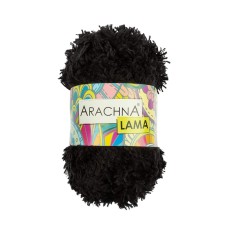 Пряжа ARACHNA "LAMA"   100\% микрополиэстер   5 шт. х  200 г  100 м №51 черный