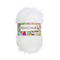 Пряжа ARACHNA "BUNNY"   100\% микрополиэстер   5 шт. х  100 г  110 м №53 белый
