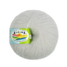 Пряжа ALPINA "MEGHAN"   73\% кид мохер, 27\% нейлон   4 шт. х  50 г  390 м ± 10 м №05 св. сиреневый