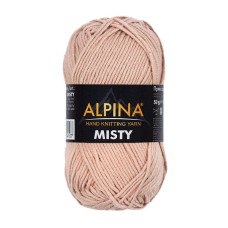 Пряжа ALPINA "MISTY"   70\% хлопок, 30\% шерсть   10 шт. х  50 г  105 м ± 5 м №17 розово-бежевый
