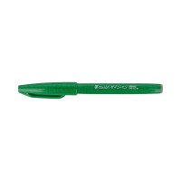 "Pentel"   Фломастер-кисть Brush Sign Pen   2,0 мм   кисть SES15C-D зеленый