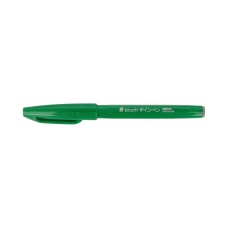 "Pentel"   Фломастер-кисть Brush Sign Pen   2,0 мм   кисть SES15C-D зеленый
