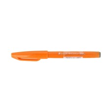 "Pentel"   Фломастер-кисть Brush Sign Pen   2,0 мм   кисть SES15C-F оранжевый