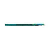 "Pentel"   Ручка гелевая Hybrid Dual Metallic,  d 1 мм K110-DDX цвет чернил: зелёный цвет чернил: синий