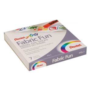 "Pentel"   Пастель для ткани FabricFun Pastels   7 цв. PTS2-7