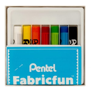 "Pentel"   Пастель для ткани FabricFun Pastels   7 цв. PTS2-7