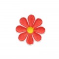 №04/5 5 шт №1580E цветок красный 3.5х3.5 см