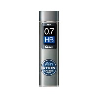 "Pentel"   Грифели для карандашей автоматических Ain Stein   0.7 мм  40 грифелей  в тубе C277-HBO HB