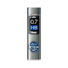 "Pentel"   Грифели для карандашей автоматических Ain Stein   0.7 мм  40 грифелей  в тубе C277-HBO HB