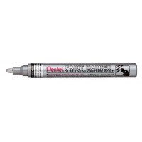 "Pentel"   Маркер перманентный Paint   4.5 мм   пулевидный   12 шт. MMP10-Z серебро лаковый