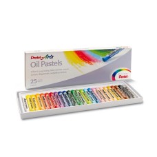 "Pentel"   Пастель масляная в картоне   25 цв. PHN-25U