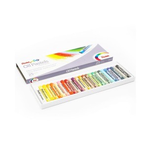 "Pentel"   Пастель масляная в картоне   25 цв. PHN-25U