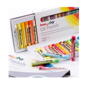 "Pentel"   Пастель масляная в картоне   25 цв. PHN-25U