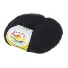 Пряжа ALPINA "LUCKY MOHAIR"   60\% кид мохер, 40\% акрил   10 шт. х  50 г  150 м ± 5 м №10 т.синий