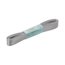 Лента атласная 12 мм ( 1/2 ")  "Gamma"   AL-12P   ФАСОВКА   10 x  5.4 м №139  серый