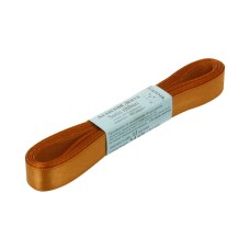 Лента атласная 12 мм ( 1/2 ")  "Gamma"   AL-12P   ФАСОВКА   10 x  5.4 м №051 св-коричневый