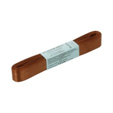 Лента атласная 12 мм ( 1/2 ")  "Gamma"   AL-12P   ФАСОВКА   10 x  5.4 м №098 т-коричневый