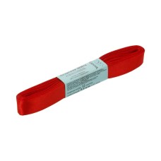 Лента атласная 12 мм ( 1/2 ")  "Gamma"   AL-12P   ФАСОВКА   10 x  5.4 м №112 т.красный