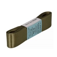 Лента атласная 25 мм ( 1 ")  "Gamma"   AL-25P   ФАСОВКА   5 x  5.4 м №144 т.хаки