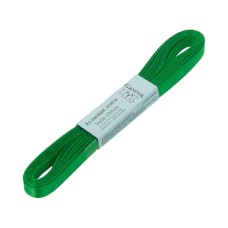 Лента атласная 6 мм ( 1/4 ")  "Gamma"   AL-6P   ФАСОВКА   10 x  5.4 м №090 ярко-зеленый