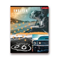 "Светоч"   Тетрадь предметная "Разные интересы"   A5+   48 л.  на скобе   65 г/кв.м , белизна 100 \%  10 шт. , клетка 48ТСК5_000148 Английский язык
