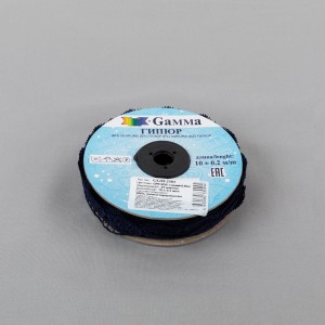 Гипюр "Gamma"   25 мм  GGM-2502   в рулоне   10 м ± 0.2 GP012DB  т.синий