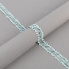 Гипюр "Gamma"   28 мм  GGM-2803   в рулоне   10 м ± 0.2 GP018LGRN  мятный