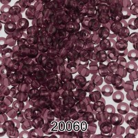 Бисер Чехия круглый 2   10/0   2.3 мм  500 г 20060 (Ф096) лиловый