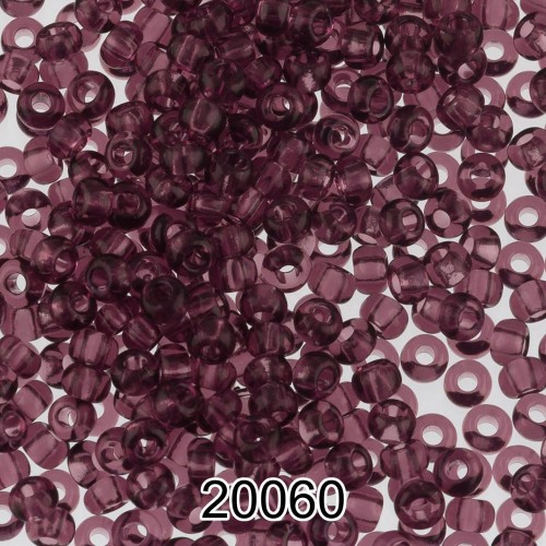 Бисер Чехия круглый 2   10/0   2.3 мм  500 г 20060 (Ф096) лиловый