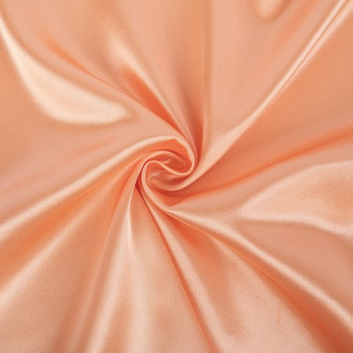 Ткань PSS-001   Poly satin   100 г/кв.м ± 5 г/кв.м  145 см ± 2 см  95\% полиэстер,5\% спандекс №14 персиковый
