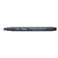 "Pentel"   Линер Pointliner   0.05 мм  12 шт. S20P-05A  черные чернила