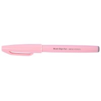 "Pentel"   Фломастер-кисть Brush Sign Pen   2,0 мм   кисть SES15C-P3X бледно-розовый