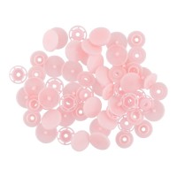 Кнопка "Micron"   POM-15   Кнопки пластиковые   пластик  d 15 мм  15 шт. № 004 розовый