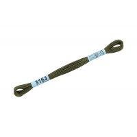 Нитки для вышивания "Gamma"    мулине  ( 3071-3172 )  100\% хлопок   24 x  8 м №3163 коричневый-хаки